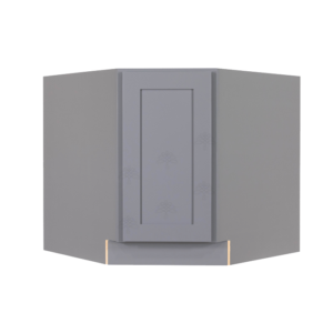 Dark Gray Shaker 36" Diagonal Corner Base Cabinet by CabinetsASAP