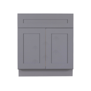 Dark Gray Shaker 24" 27" 30" Sink Base Cabinet by CabinetsASAP